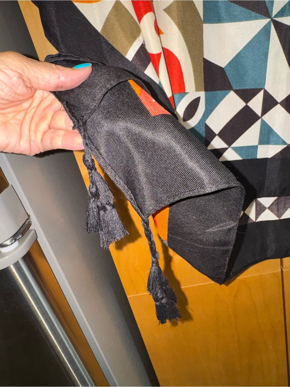 Geometric Kimono Top - NWOT - Picture 5 of 6